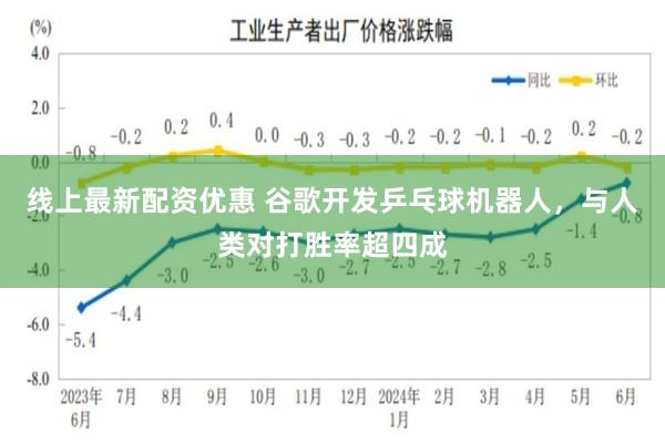 线上最新配资优惠 谷歌开发乒乓球机器人，与人类对打胜率超四成